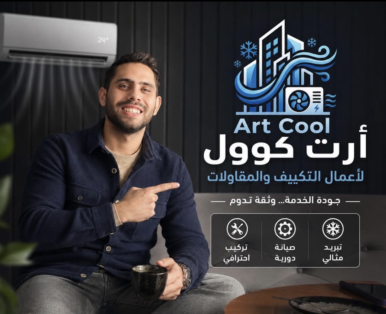 Art Cool - أعمال التكييف والمقاولات